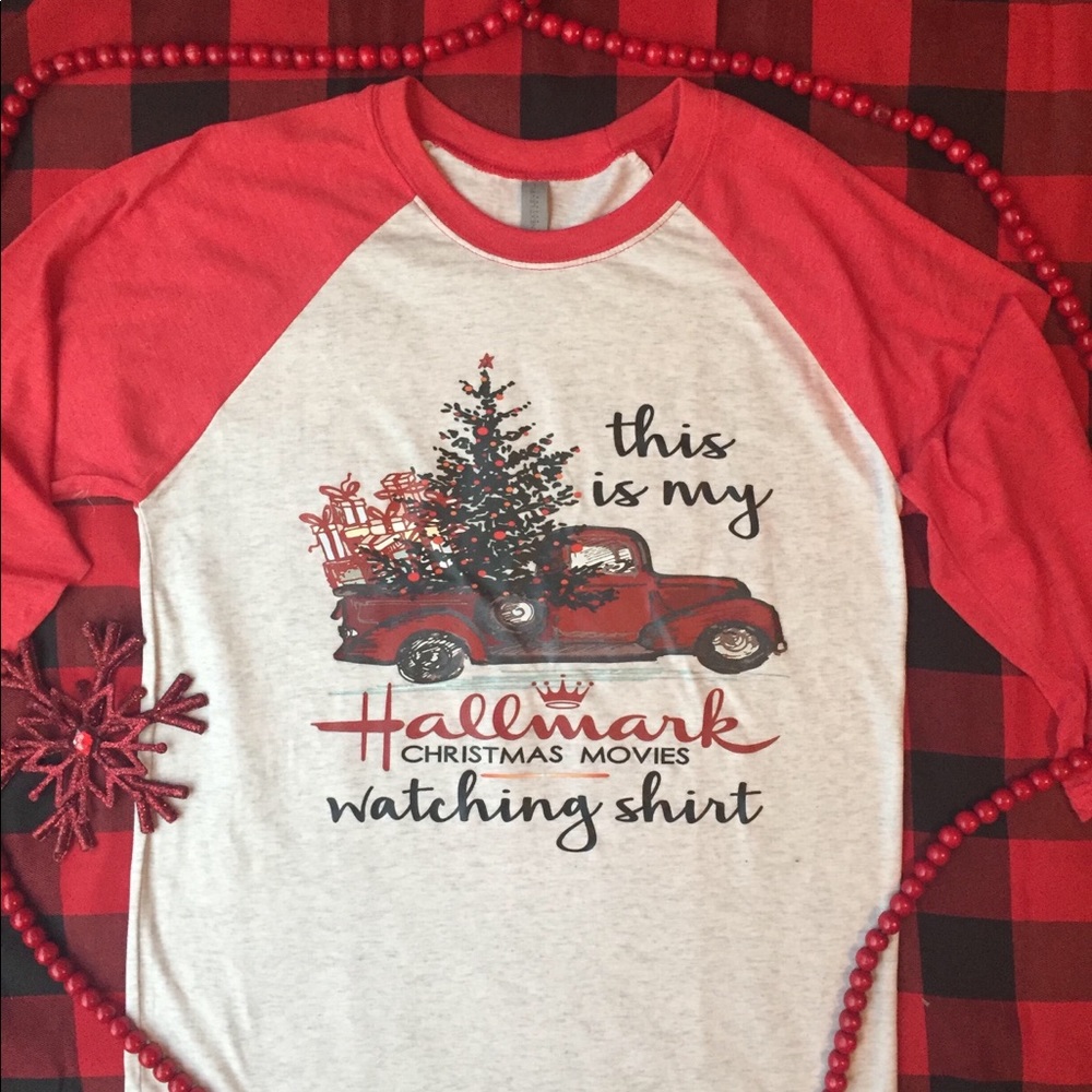 Hallmark Christmas Baseball Tee